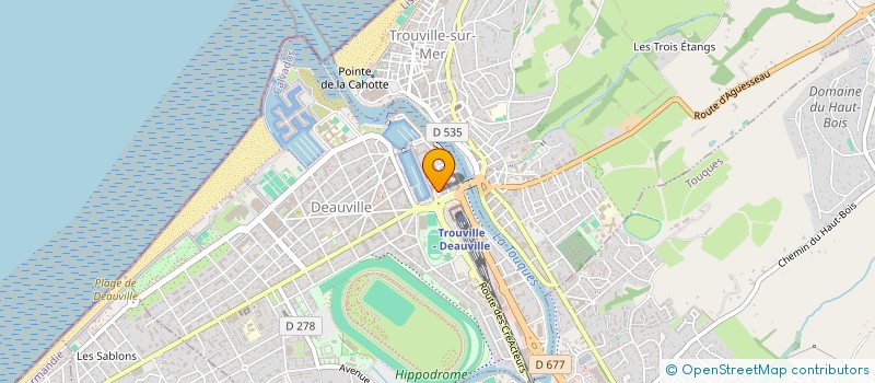 localisation de l'entreprise ADASMICO à DEAUVILLE