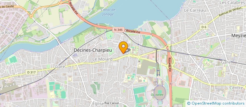 localisation de l'entreprise ADASSAH  DECINES-CHARPIEU