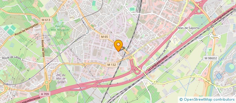 localisation de l'entreprise ADASTRA à MONTPELLIER