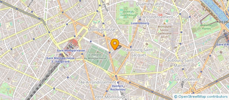 localisation de l'entreprise ADASTRA  PARIS