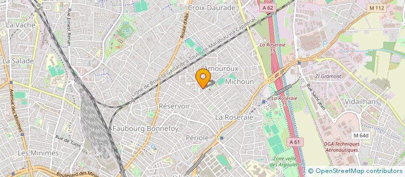 localisation de l'entreprise ADAT ENTREPRISE à TOULOUSE