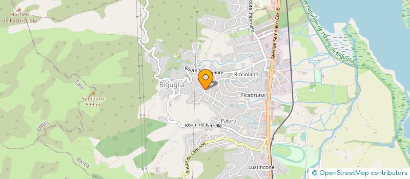 localisation de l'entreprise ADATEEP à BIGUGLIA