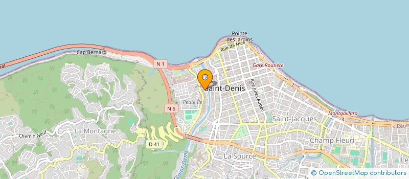 localisation de l'entreprise ADAUD à SAINT-DENIS