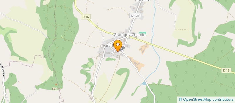 localisation de l'entreprise ADAV à CHAUMONT-LA-VILLE