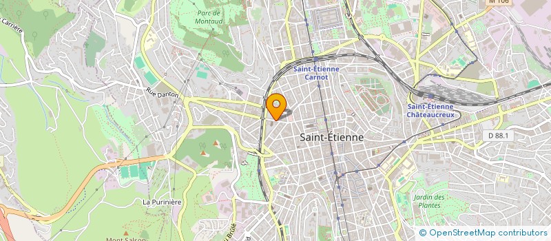 localisation de l'entreprise ADAVE à SAINT-ETIENNE
