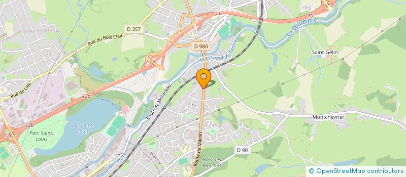 localisation de l'entreprise ADAVE  BLANZY