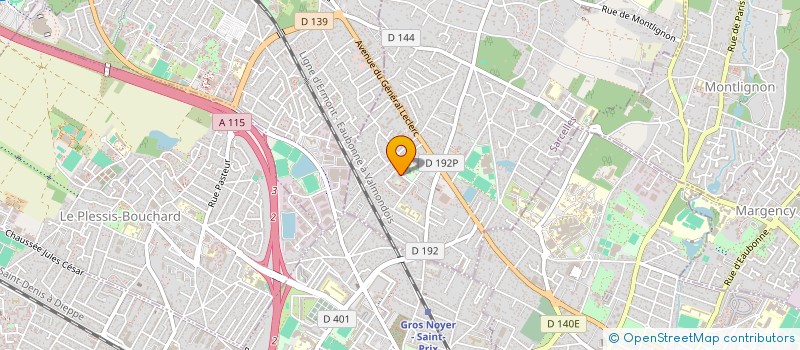 localisation de l'entreprise ADAVID ENTREPRISE à SAINT-PRIX