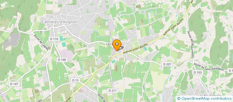 localisation de l'entreprise ADAXA à ROUSSILLON