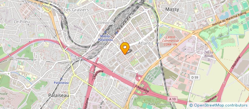 localisation de l'entreprise ADAXYS-PARTENAIRES à MASSY