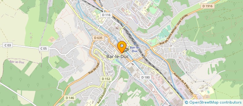 localisation de l'entreprise ADAY OPTIK à BAR-LE-DUC