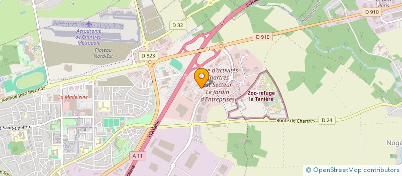 localisation de l'entreprise ADB 28 ADMINISTREURS DE BIENS à CHARTRES