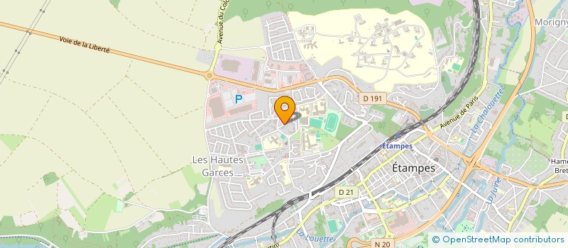 localisation de l'entreprise ADB à ETAMPES