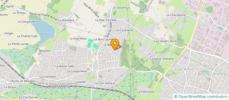 localisation de l'entreprise ADB à COUERON