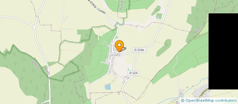 localisation de l'entreprise ADB  CUISLES