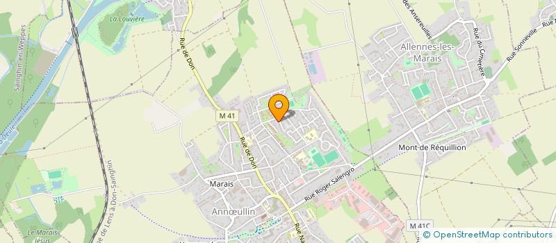 localisation de l'entreprise ADB  ANNULLIN