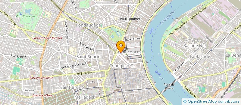 localisation de l'entreprise ADB ASSURANCES à BORDEAUX