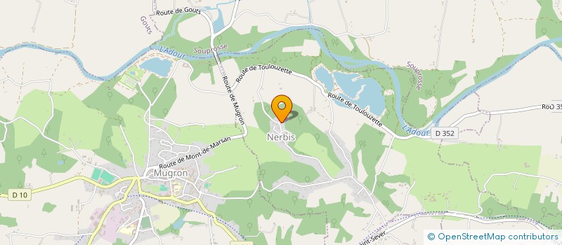 localisation de l'entreprise ADB CARRELAGE  NERBIS