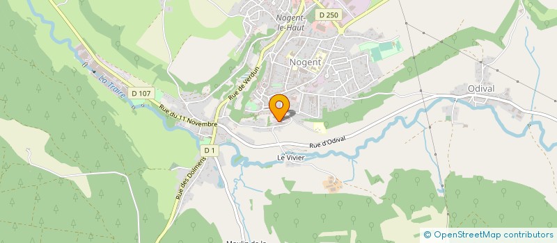 localisation de l'entreprise ADB CISELLERIE à NOGENT