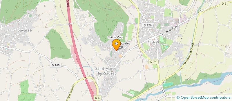 localisation de l'entreprise ADB CONSEILS VENTES à SAINT-MARCEL-LES-SAUZET