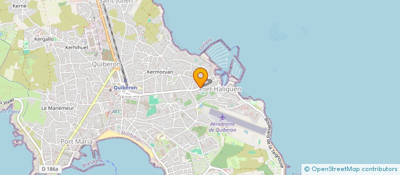 localisation de l'entreprise ADB CONSULT&INVEST à QUIBERON