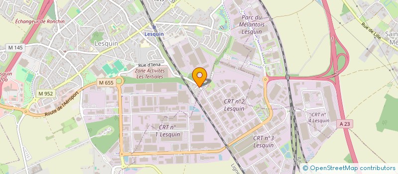 localisation de l'entreprise ADB COURTAGE à LESQUIN