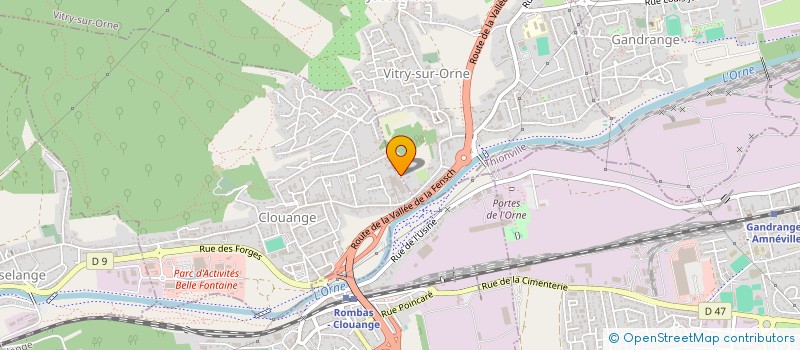 localisation de l'entreprise ADB DEPANNAGES - REPARATIONS - VENTES SARL  VITRY-SUR-ORNE