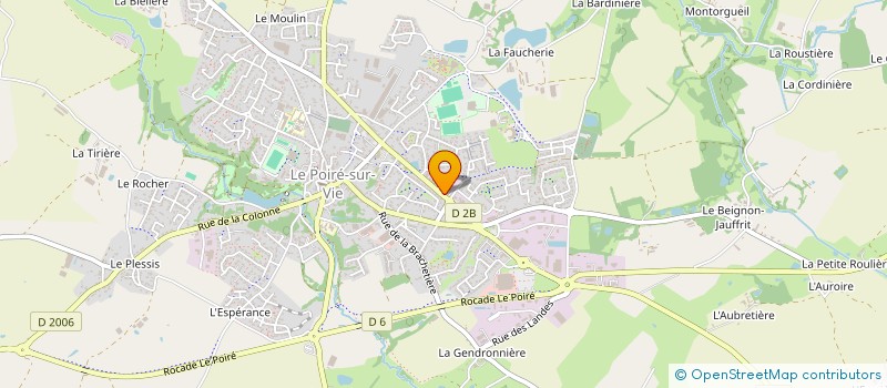 localisation de l'entreprise ADB FORMATION à LE POIRE-SUR-VIE