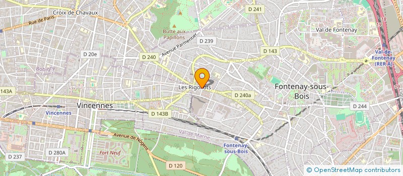 localisation de l'entreprise ADB GREEN à LEVALLOIS-PERRET