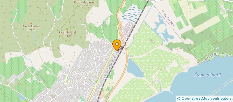 localisation de l'entreprise ADB IMMO  SAINT-PARGOIRE