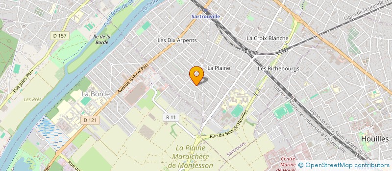 localisation de l'entreprise ADB IMMO  SARTROUVILLE