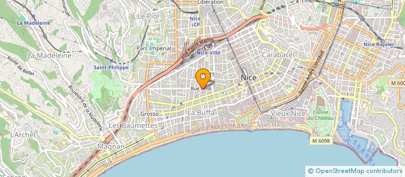 localisation de l'entreprise ADB INVEST  NICE