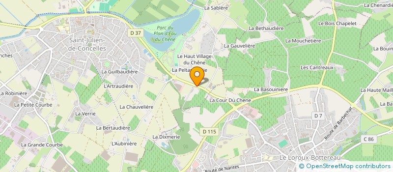 localisation de l'entreprise ADB LOC  SAINT-JULIEN-DE-CONCELLES