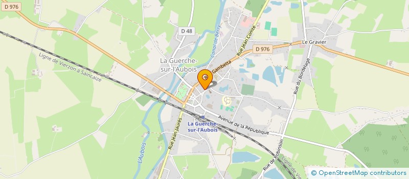 localisation de l'entreprise ADB PAROISSE DU VAL D AUBOIS  LA GUERCHE-SUR-L'AUBOIS