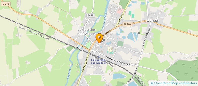 localisation de l'entreprise ADB PAROISSE DU VAL D'AUBOIS  LA GUERCHE-SUR-L'AUBOIS