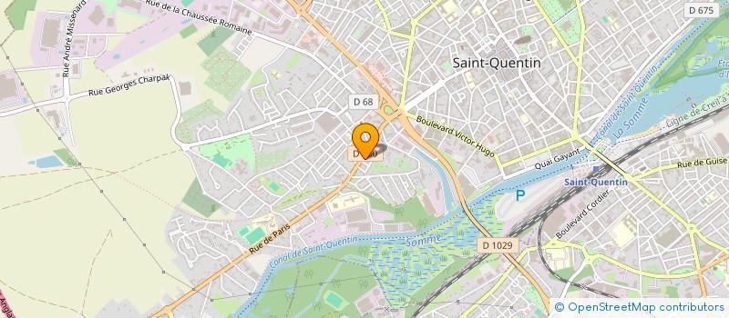 localisation de l'entreprise ADB REPROG'MOTORS à SAINT-QUENTIN