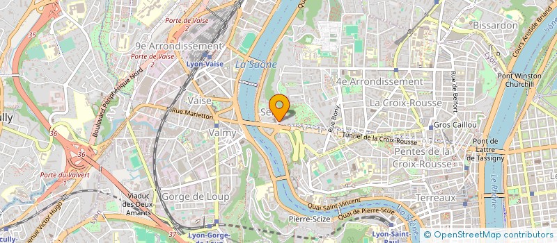 localisation de l'entreprise ADB SOLAIRE  LYON