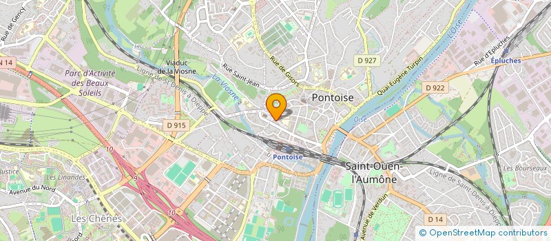 localisation de l'entreprise ADB SYSTEM à PONTOISE