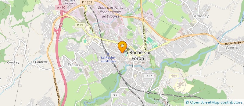 localisation de l'entreprise ADB7  LA ROCHE-SUR-FORON