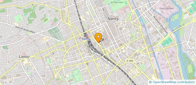 localisation de l'entreprise ADBARO  NANCY