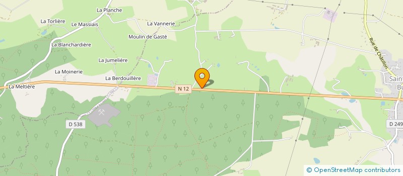 localisation de l'entreprise ADBC  SAINT-GEORGES-BUTTAVENT