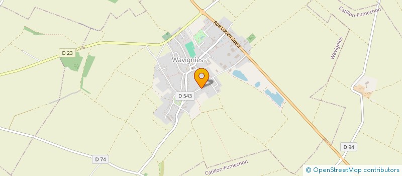 localisation de l'entreprise ADBCT  WAVIGNIES