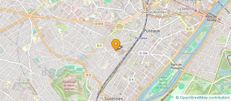 localisation de l'entreprise ADBIZEO à SURESNES