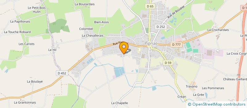 localisation de l'entreprise ADBL ENERGIE  PIPRIAC