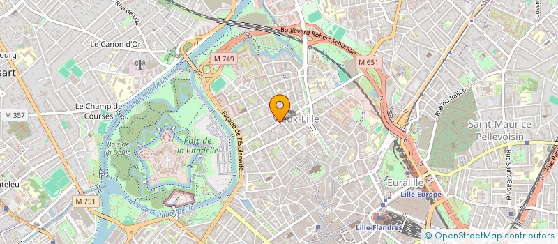 localisation de l'entreprise ADBM INVEST 2 à LILLE