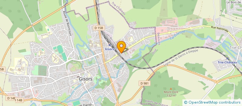 localisation de l'entreprise ADBP ELECTRIC à GISORS