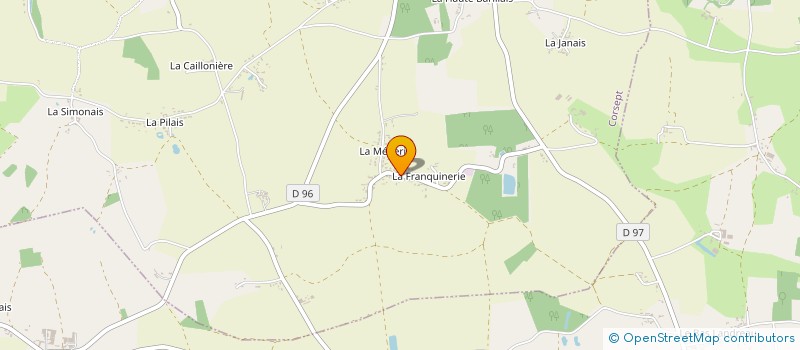 localisation de l'entreprise ADBV  CORSEPT