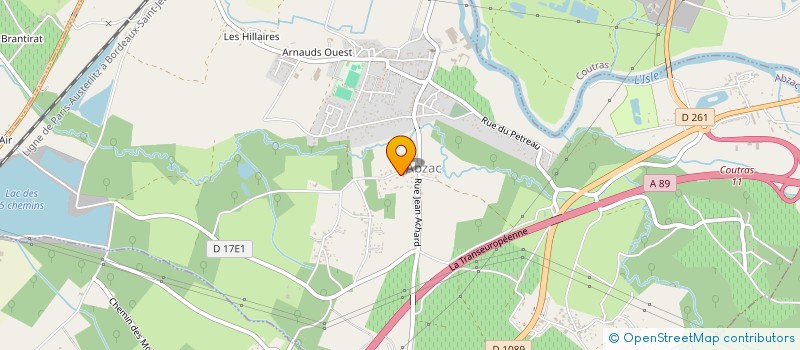 localisation de l'entreprise ADC 33  GUITRES