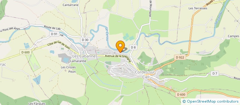 localisation de l'entreprise ADC  SAINT-MARCEL-CAMPES