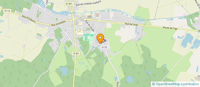 localisation de l'entreprise ADC à TIGY