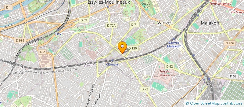 localisation de l'entreprise ADC à VANVES